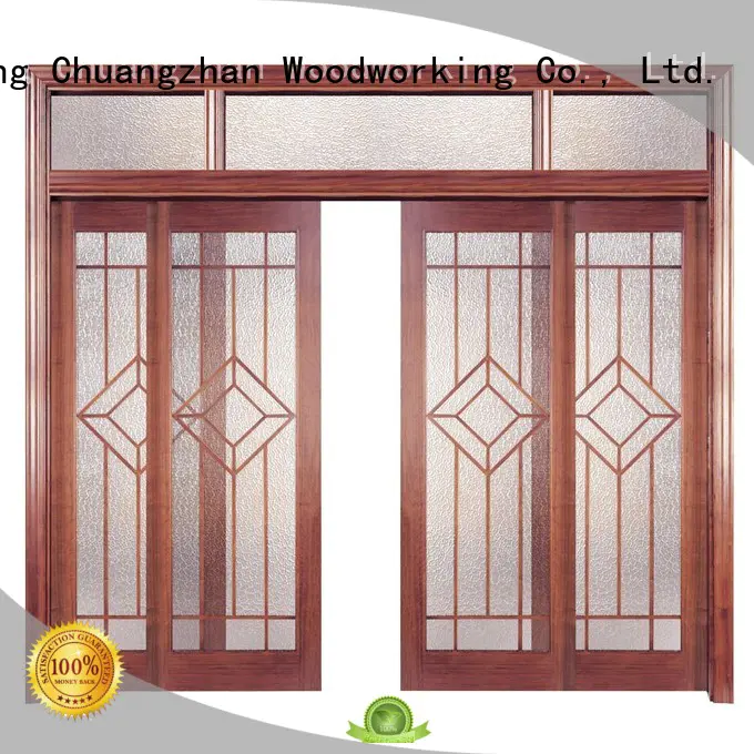 door solid wood composite doors modern design Runcheng Woodworking company