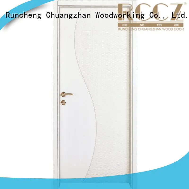 Runcheng Woodworking Brand mdf internal white mdf composited wooden door composited gk011
