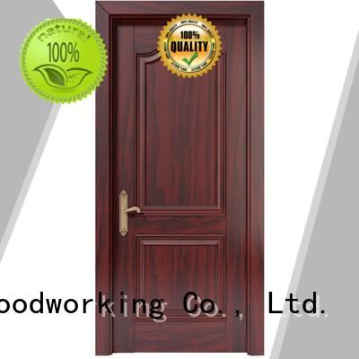 solid modern pure Runcheng Woodworking Brand wooden kitchen cabinet doors manufacture