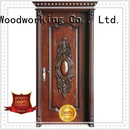 design pure interior Runcheng Woodworking Brand wooden kitchen cabinet doors manufacture