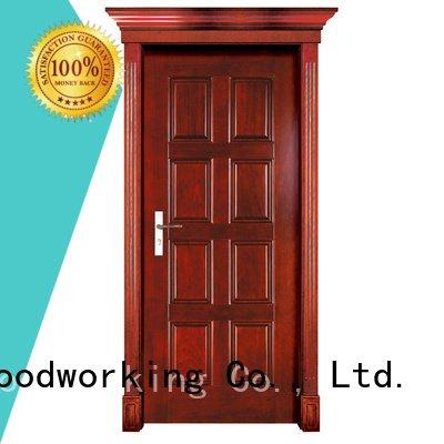 solid wood interior doors for sale pure solid wood bifold doors Runcheng Woodworking Brand