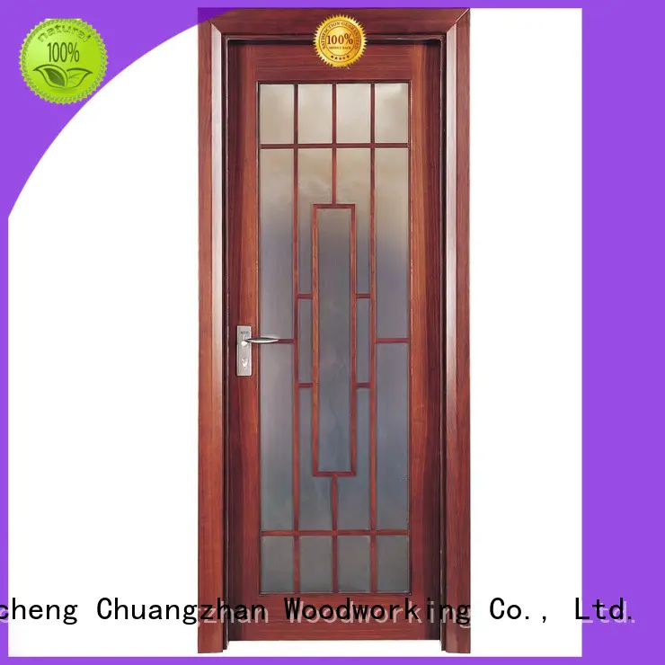 Runcheng Woodworking Brand modern design design solid wood composite doors interior factory