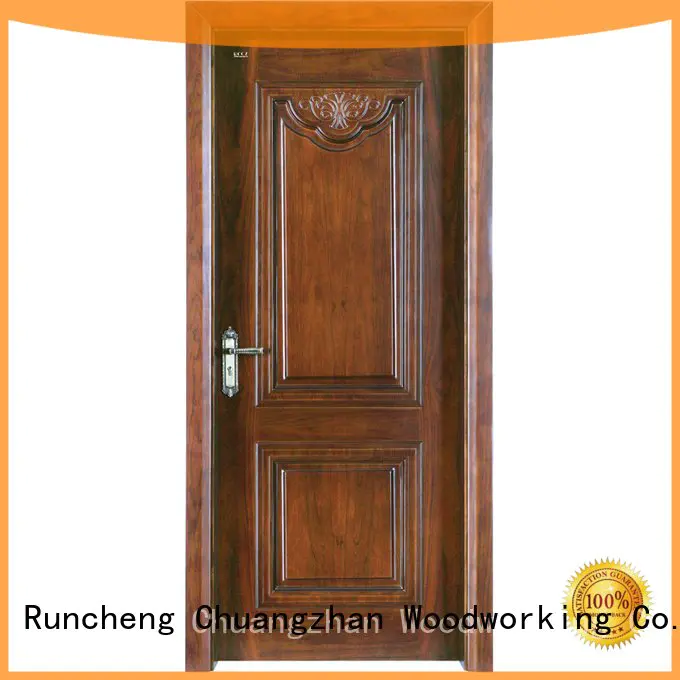 Wholesale s027 pp007 solid wood composite doors Runcheng Woodworking Brand