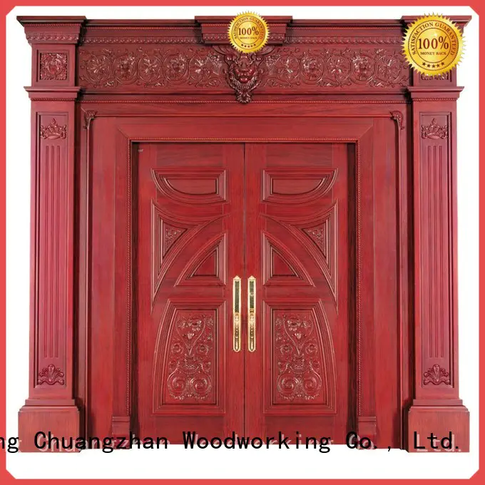 solid interior double doors pure Runcheng Woodworking company