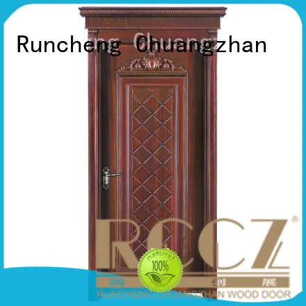 Runcheng Chuangzhan attractive wood composite door for business for hotels