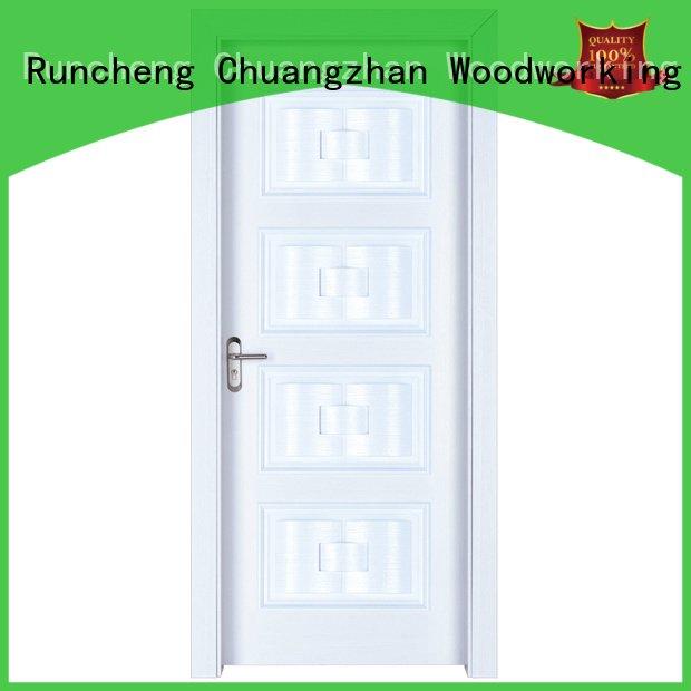 Hot solid wood bedroom composite door design composited modern Runcheng Woodworking Brand
