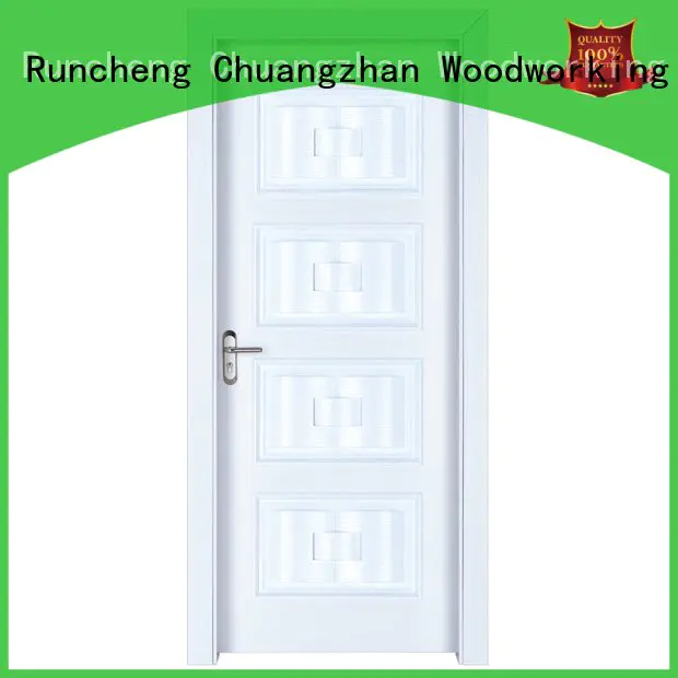 Hot solid wood bedroom composite door design composited modern Runcheng Woodworking Brand