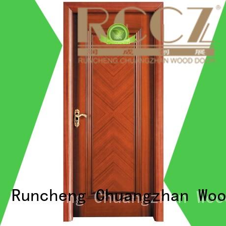 Wholesale modern design wooden kitchen cabinet doors veneer Runcheng Woodworking Brand