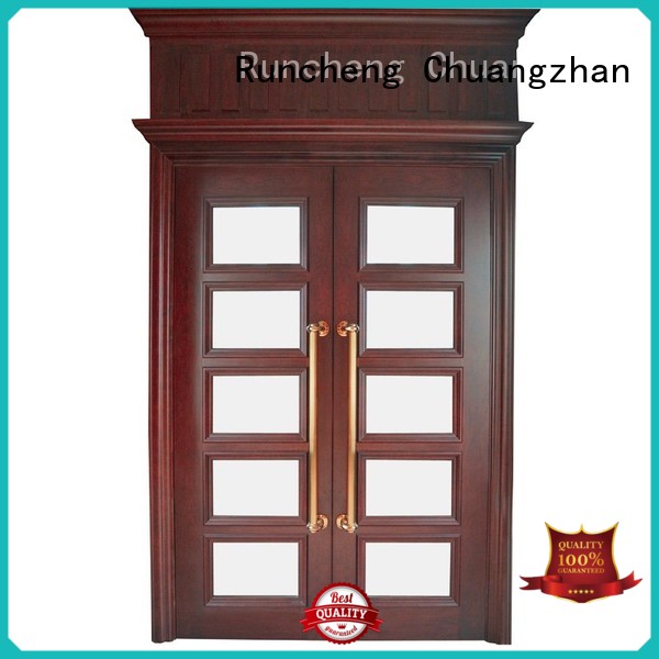 Runcheng Chuangzhan exquisite double entry doors manufacturer for villas