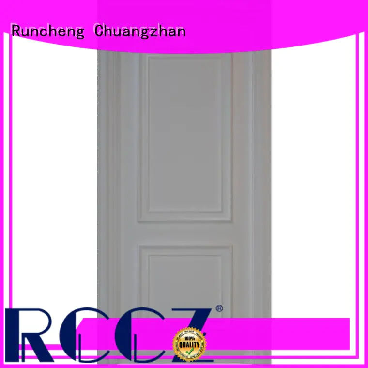 Runcheng Chuangzhan white mdf doors prices Supply for hotels