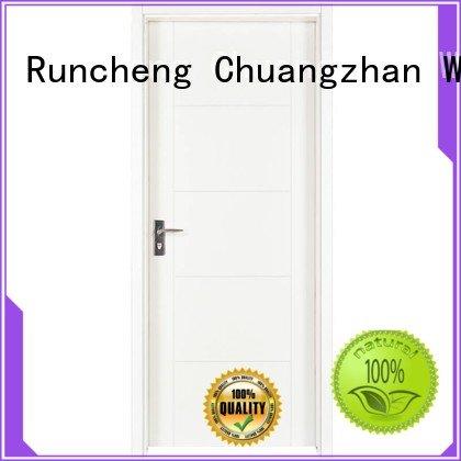 composited internal white mdf composited wooden door Runcheng Woodworking Brand