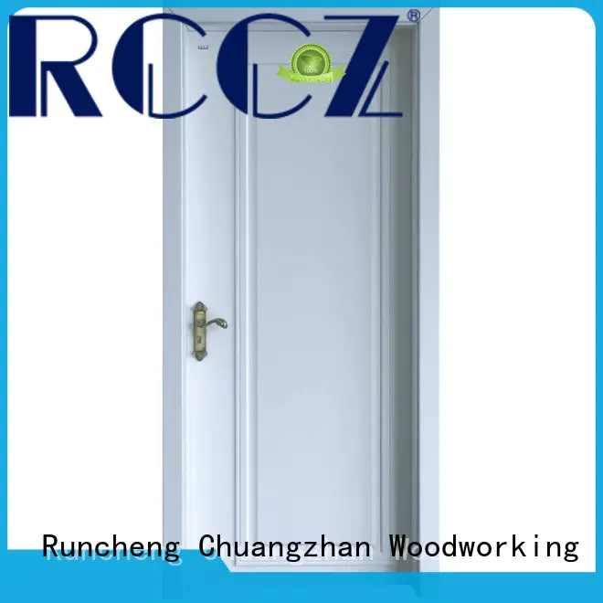 eco-friendly solid core mdf interior doors wooden Supply for hotels