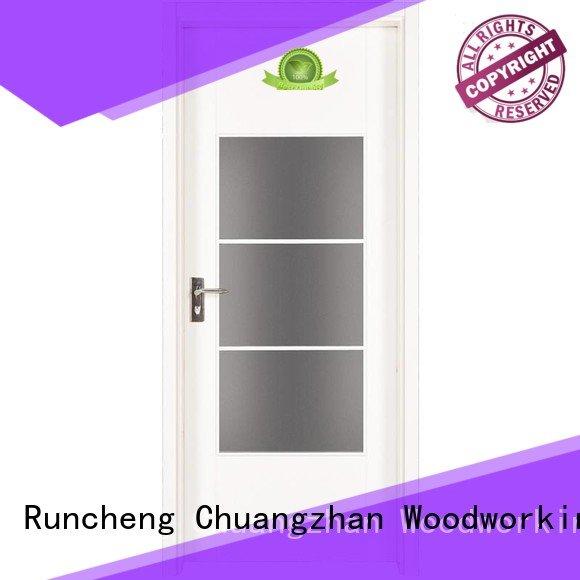 Runcheng Woodworking mdf white mdf interior doors