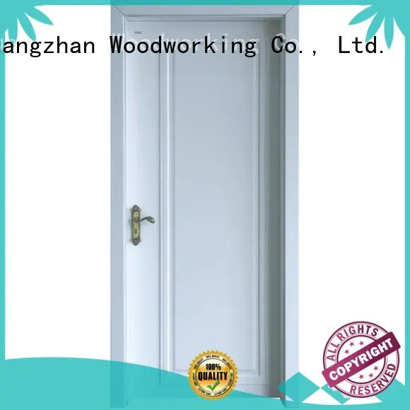 white internal white mdf composited wooden door internal Runcheng Woodworking