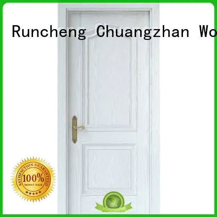 Runcheng Chuangzhan eco-friendly solid mdf interior doors Supply for indoor