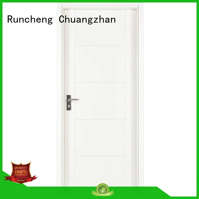 Runcheng Chuangzhan door solid core mdf interior doors Suppliers for hotels
