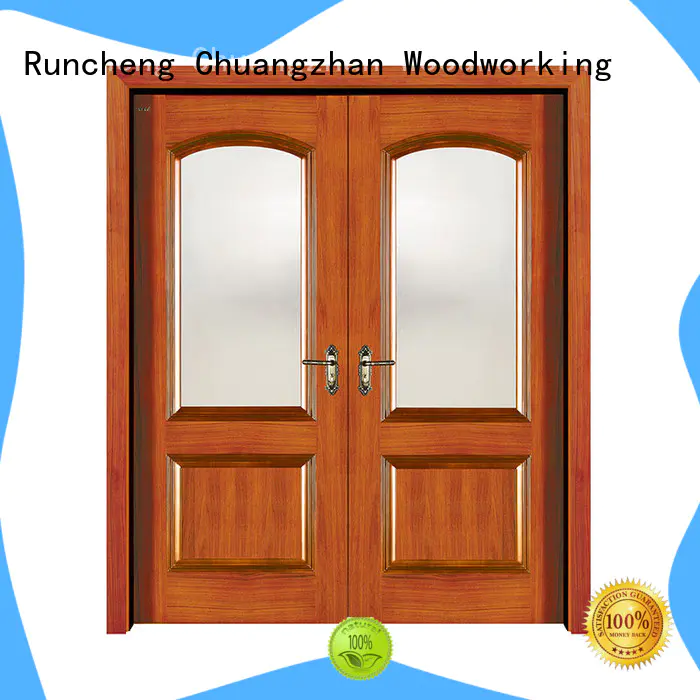 Runcheng Chuangzhan reliable simple wooden door factory for villas