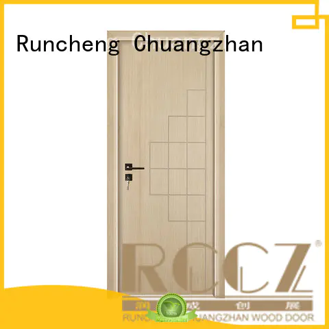 Runcheng Chuangzhan eco-friendly wood veneer doors interior factory for hotels