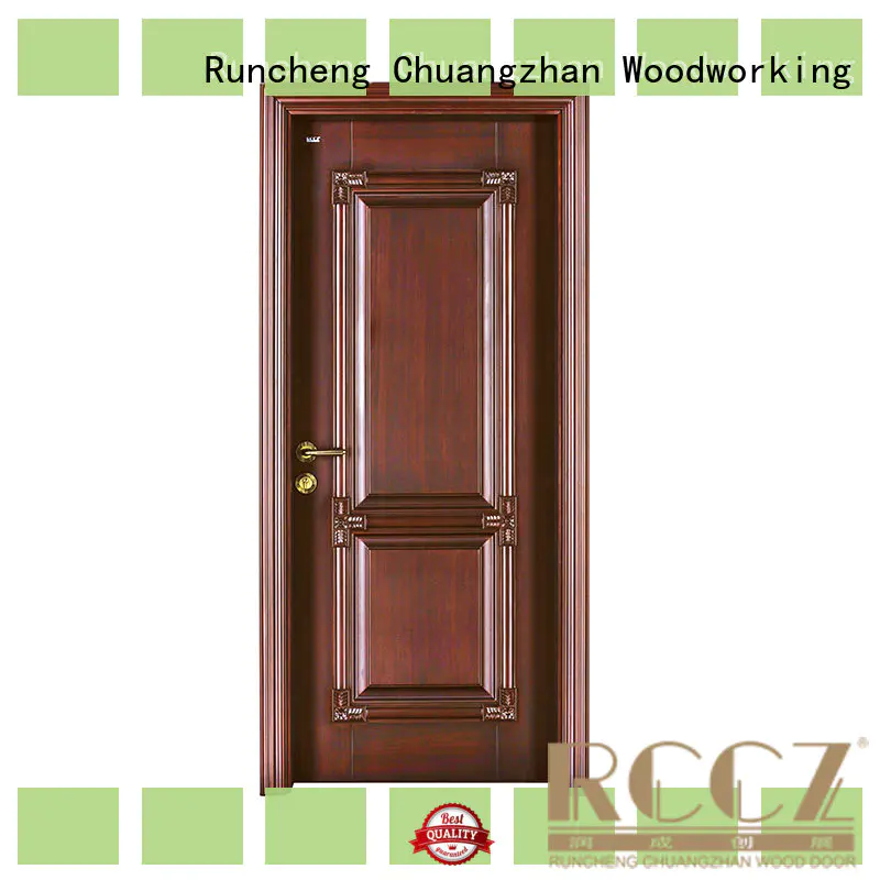 Runcheng Chuangzhan exquisite external wooden doors Suppliers for hotels