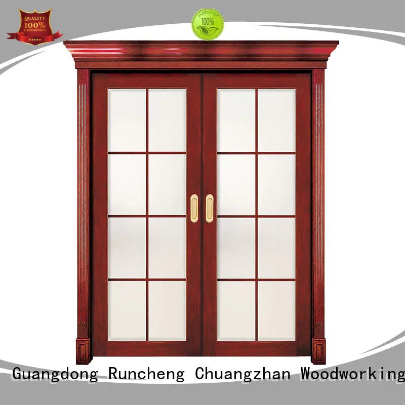 Runcheng Chuangzhan Custom simple wooden door design supply for indoor