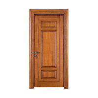 Traditional design exterior teak wooden door X052