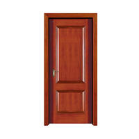 Residential Burma walnut exterior solid wood door S001