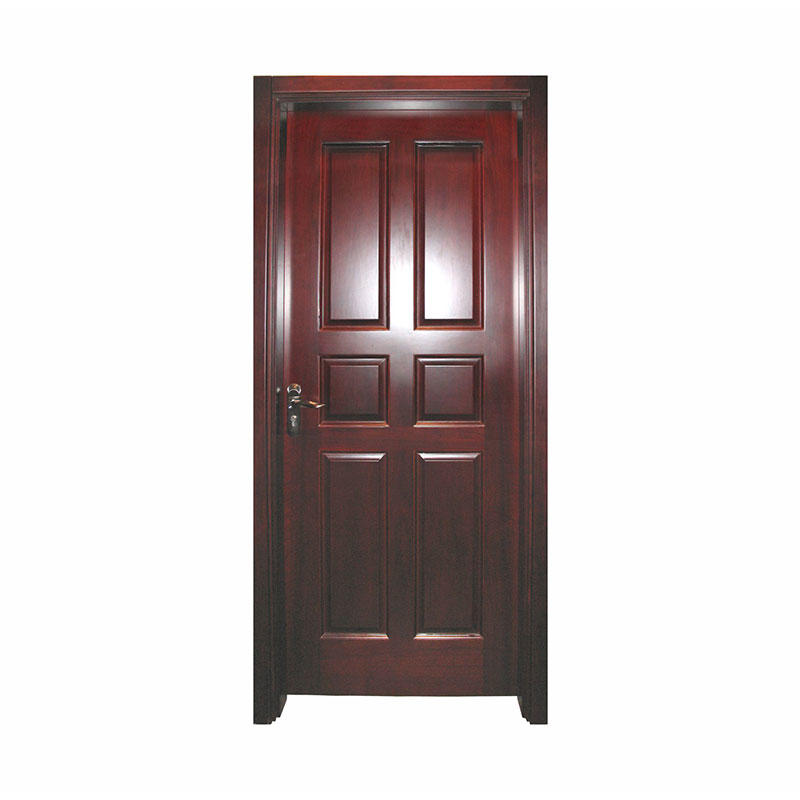 Simple style wood Okoume interior door P005