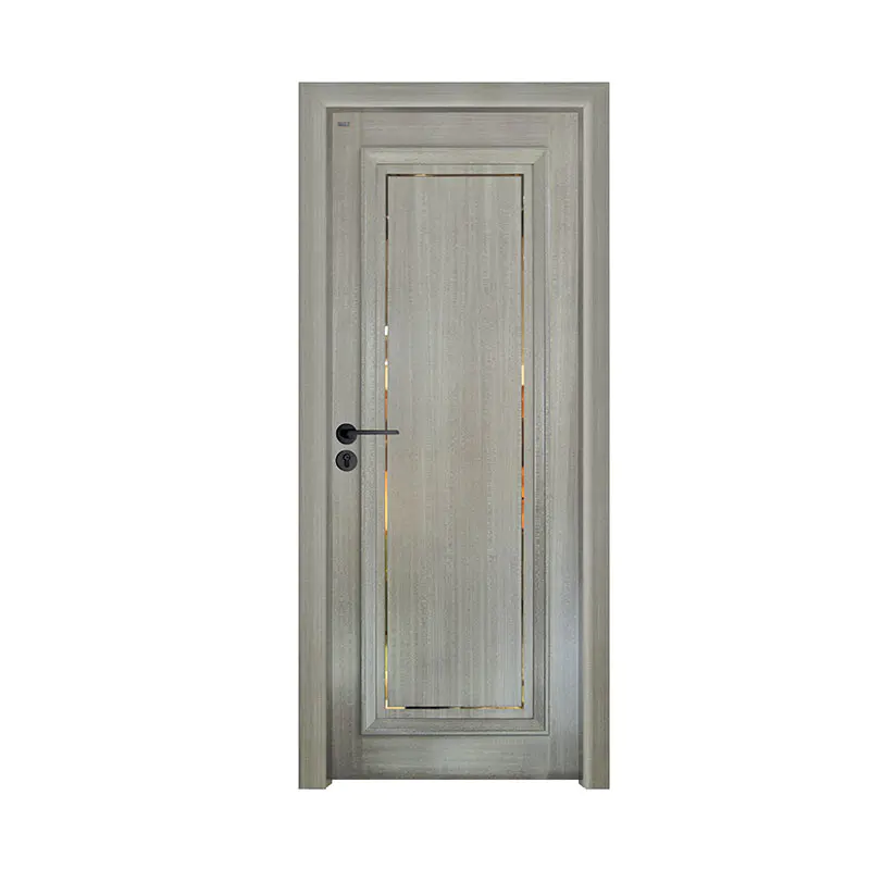Simple design Silver Pear house wood door GK020