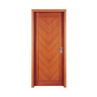 Modern design residential Sapele wood door PP009