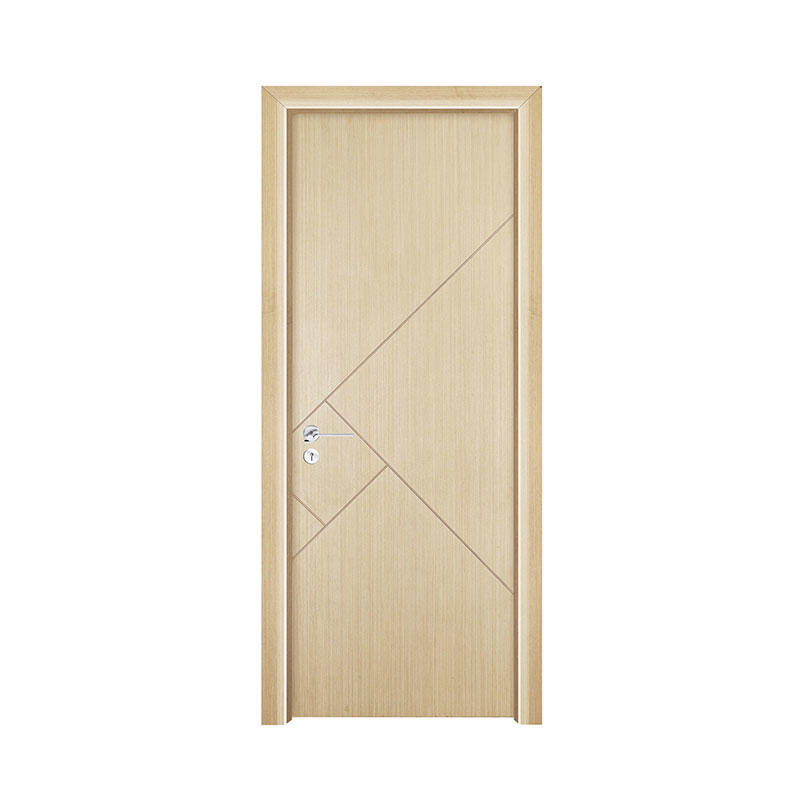 Silver Pear simple design wood hotel door PP028