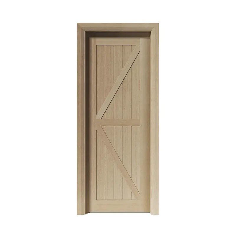 Silver Pear residential wood simple design door PP056