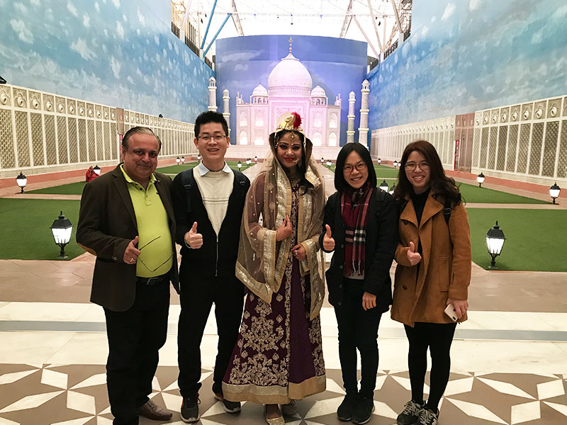 Runcheng Chuangzhan-Jan 2019, Field Studied Indian I Bazaar And Meet With Senior Officials Of Omaxe