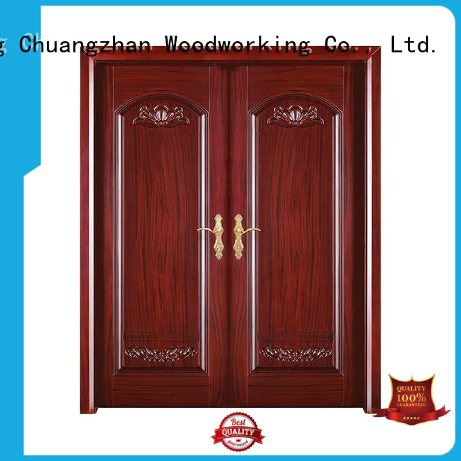 Runcheng Chuangzhan Custom external wood doors manufacturers for homes