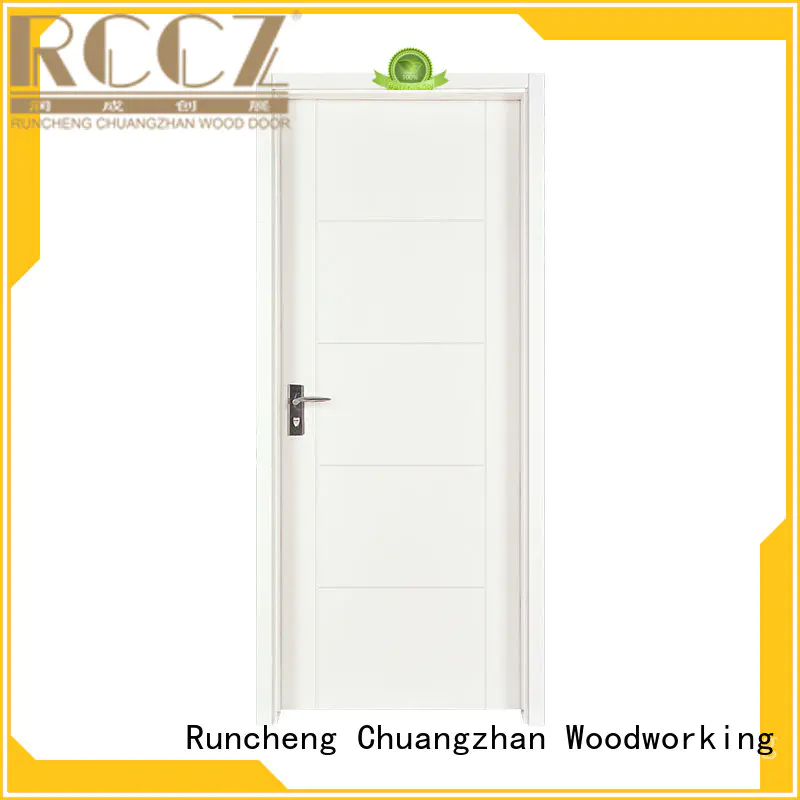 Runcheng Chuangzhan white painted internal doors Supply for villas