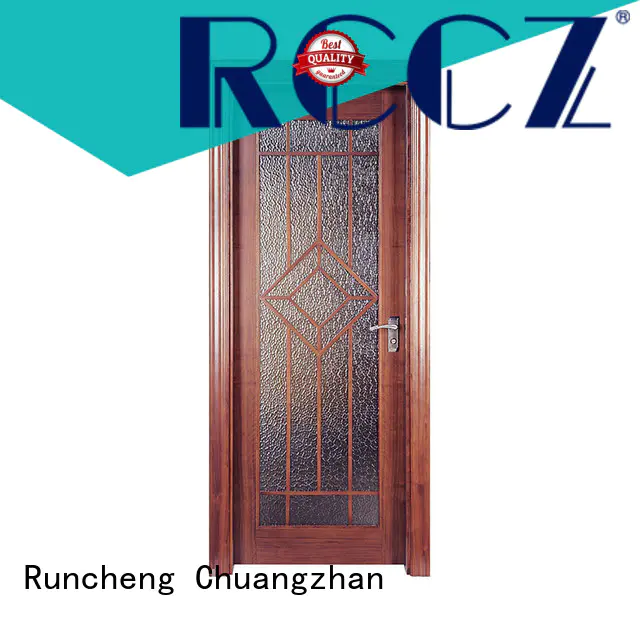 Runcheng Chuangzhan pure natural interior wooden doors factory for indoor