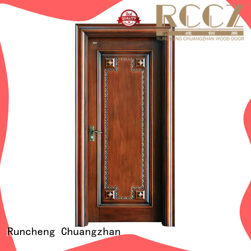 Custom solid wood front doors company for offices