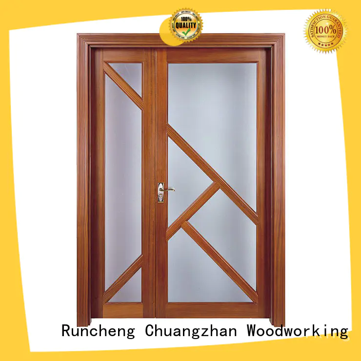 Runcheng Chuangzhan simple wooden door suppliers for villas