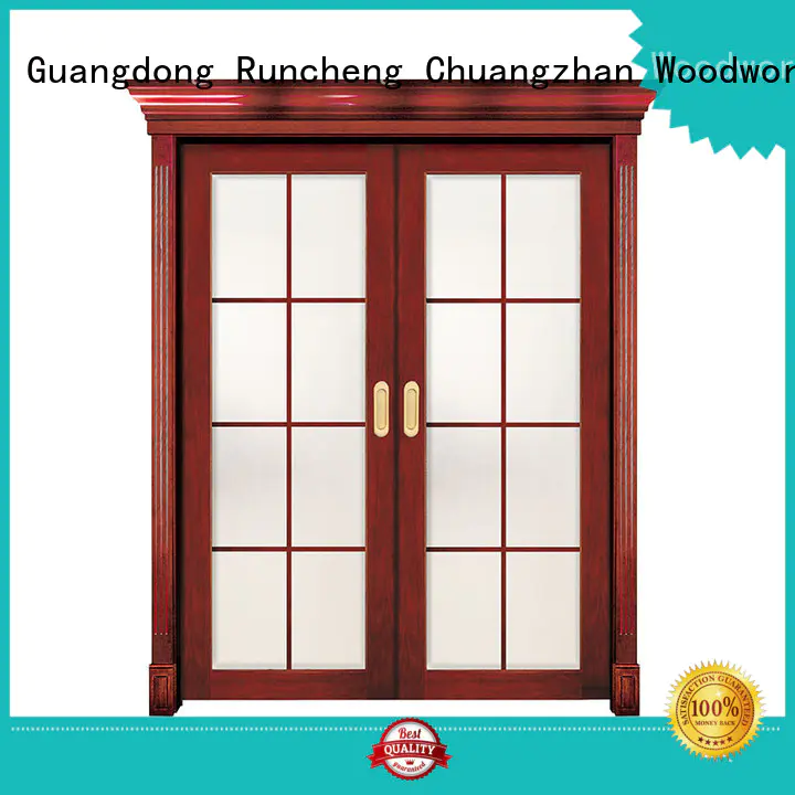 durable interior wood doors with glass Suppliers for hotels