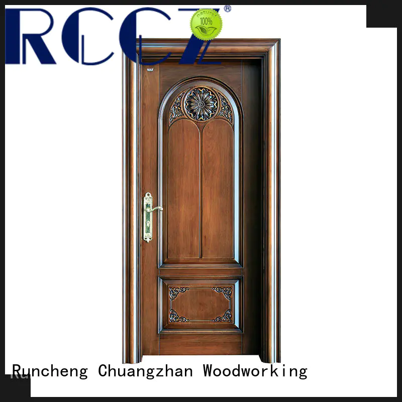 Runcheng Chuangzhan Wholesale external wooden doors company for hotels