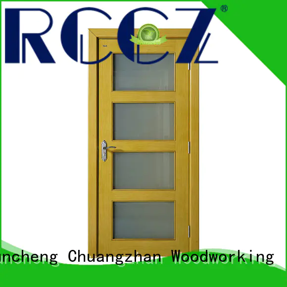 Runcheng Chuangzhan eco-friendly custom solid wood interior doors Supply for hotels