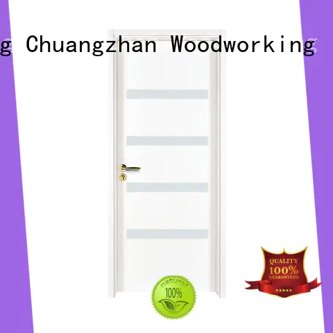 Runcheng Chuangzhan High-quality white glass exterior door factory for indoor
