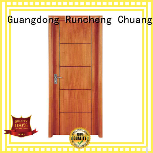 Runcheng Chuangzhan Latest interior wood doors with glass factory for offices