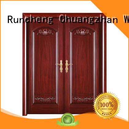 Runcheng Chuangzhan solid wood front doors Supply for indoor