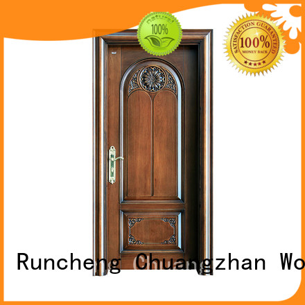 Runcheng Chuangzhan exquisite exterior solid wood doors Suppliers for homes