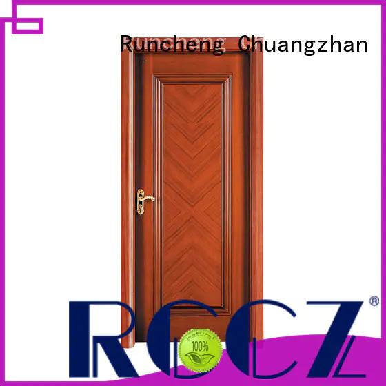 Runcheng Chuangzhan solid hardwood doors exterior Suppliers for offices