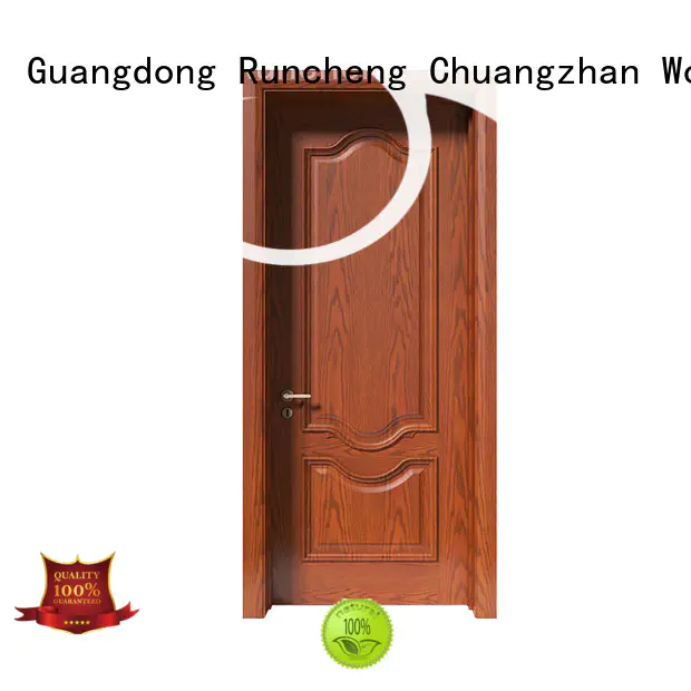 Runcheng Chuangzhan pure natural indoor solid wood doors factory for indoor