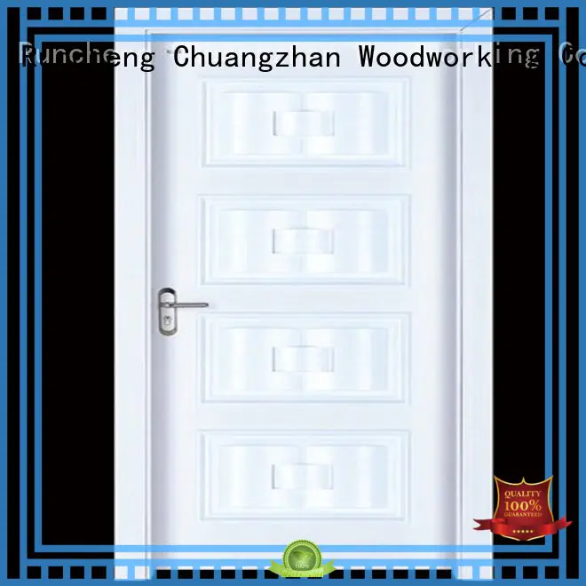 Runcheng Woodworking Brand durable interior wooden door with solid wood door factory