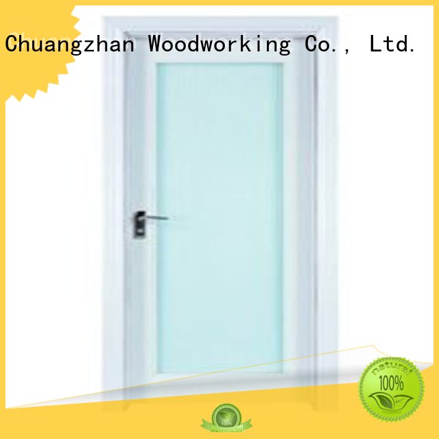 Hot durable wooden double glazed doors glazed door Runcheng Woodworking Brand