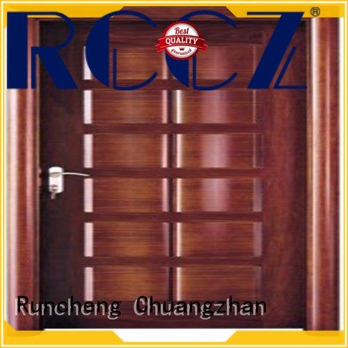 Runcheng Chuangzhan wood metal wood door wholesale for homes