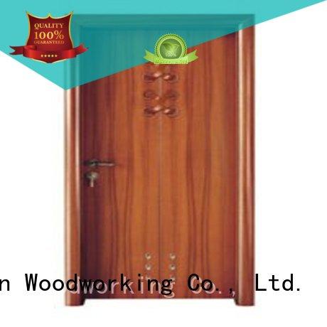 door wholesale bathroom Runcheng Woodworking Brand modern bathroom door manufacture